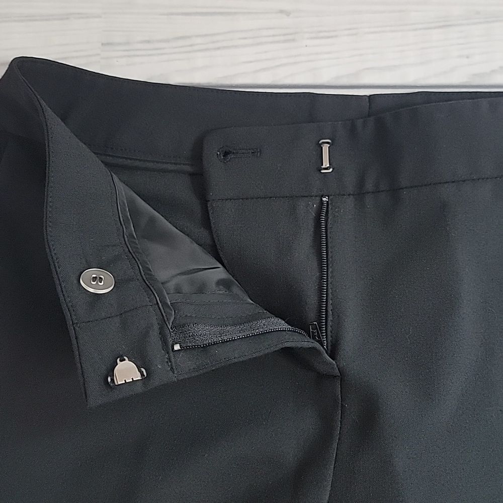 Emerson Rose Trousers Wide-leg Dress Pants - Black Womens Size 2 (Runs Big) - Picture 8 of 13